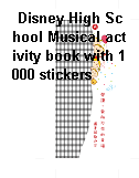 Disney High School Musical activity book with 1000 stickers